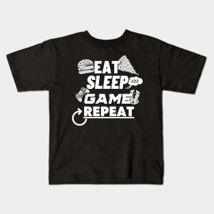 gamer daily routine - gamer Kids T-Shirt